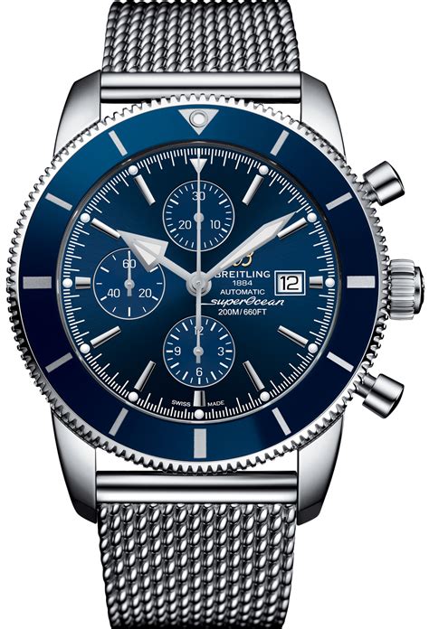 breitling heritage 46 blue|Breitling superocean heritage chrono.